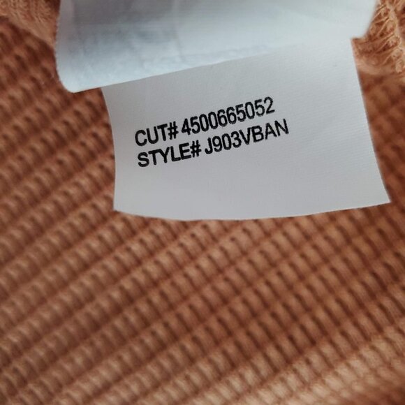 BillaBong Any Day Long Sleeve Henley Waffle Knit Top - Picture 13 of 13